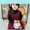Mini Cartoon Princess Handbag For Girls Stylish Cute Lightweight And Waterproof Pu Material