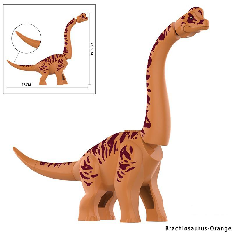 

MOC Мир Юрского периода Динозавры Динопарк Большая модель Брахиозавра Строительные блоки DIY Фигурки динозавров Кирпичики Игрушки для детей Подарки