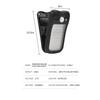 60LED Clip on Solar Light Motion Sensor IP65 Waterproof 3 Lighting Mode USB Charging for Outdoor Garden Yard Fence Lamp