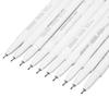 10Pcs 0.5mm Micro Line Pens Excellent Black Inks Smoother Writing Waterproof Line Drawing Pen for Drawing Sketching