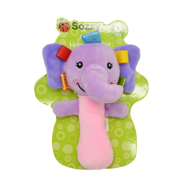 

SOZZY Детская плюшевая погремушка-шейкер с BB-звуком для раннего развития младенцев
