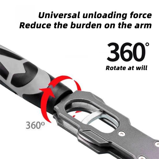 Heavy-Duty Fish Gripper with Scale Ergonomic Handle 360-Degree Rotatable Fishing Pliers Gripper Multifunctional Fish Grips Clamp