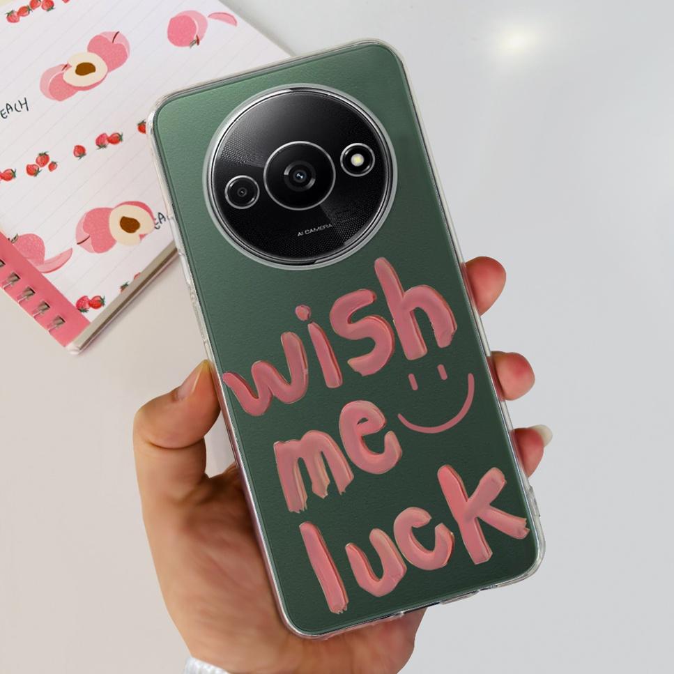For Xiaomi Redmi A3 4G Case Fashion Girl Cartoon Print Soft Silicone Back Cover For Redmi A3 6.71" Shockproof Phone Case Funda