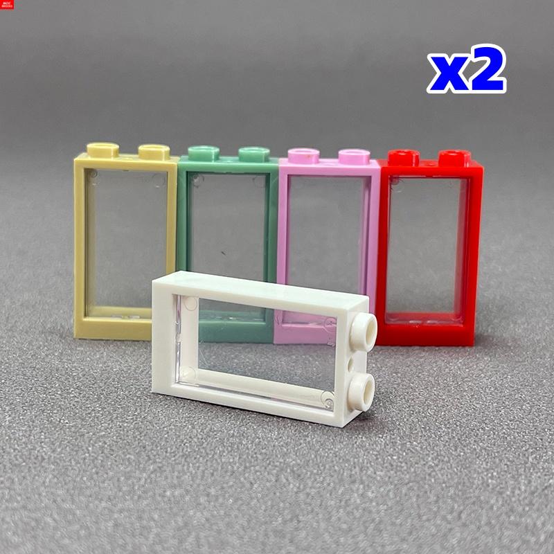 MOC Bricks Fence Railing Window Stairs Ladder Gate DIY Garden House Architecture Accessories Building Blocks Children's Toys
