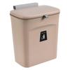 Household Home Trash Can for Kitchen Cabinet Door Wall Mount Waste Rubbish Bin 2.4 Gallon/9L