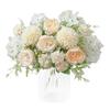 1PC Fleurs Artificielles Hortensia en Soie Pas Cher Décorations de Noël pour Maison Jardin Fête Mariage Accessoires de Mariée Pivoine Artificielle