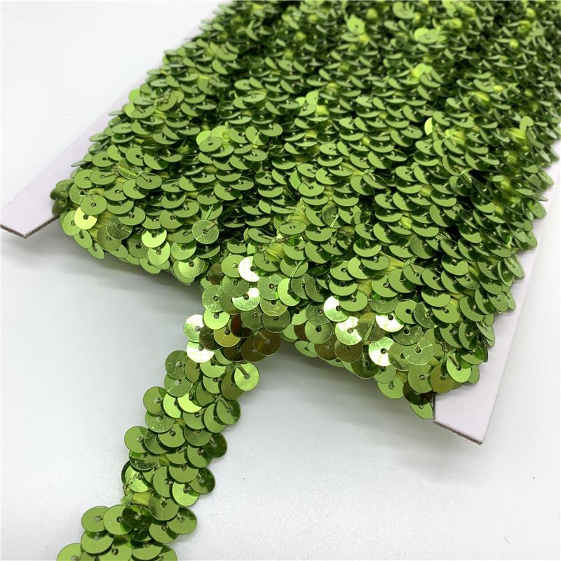 2 yardy 20 mm Elastická flitrová stuha Krajka Flitrová šicí látka Na šaty Oblečení Pokrývku hlavy Svatební DIY Doplňky