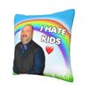 Bertram I Hate Kids Meme Pillow Case Home Decoration Polyester Cushion Cover for Sofa Funny Pillow Cover Housse De Coussin