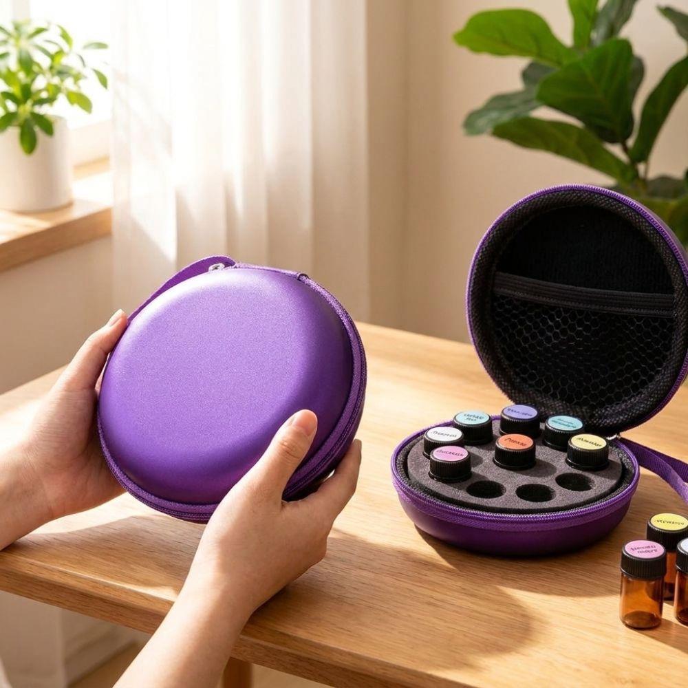 1-2ML Bottle Essential Oil Storage Box Hard Shell Insulin Vial Protector Diabetics