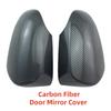 Car Upgrade Carbon Rearview Accessories Plated Carbon Door Mirror Cover Trim 2014 2015 2016 2017 For Toyota Corolla Altis Vios