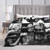 Stiles Teen Wolf Vintage Flanelldecken Dylan O'Brien Lustige Überwurfdecke für Bett Sofa Couch 200x150cm Tagesdecke,