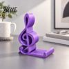 Treble Clef Art Ornament Cell Phone Holder Musical Note Design Desktop Music Teacher Appreciation Gift Stand Decorative for Home Office Artistic