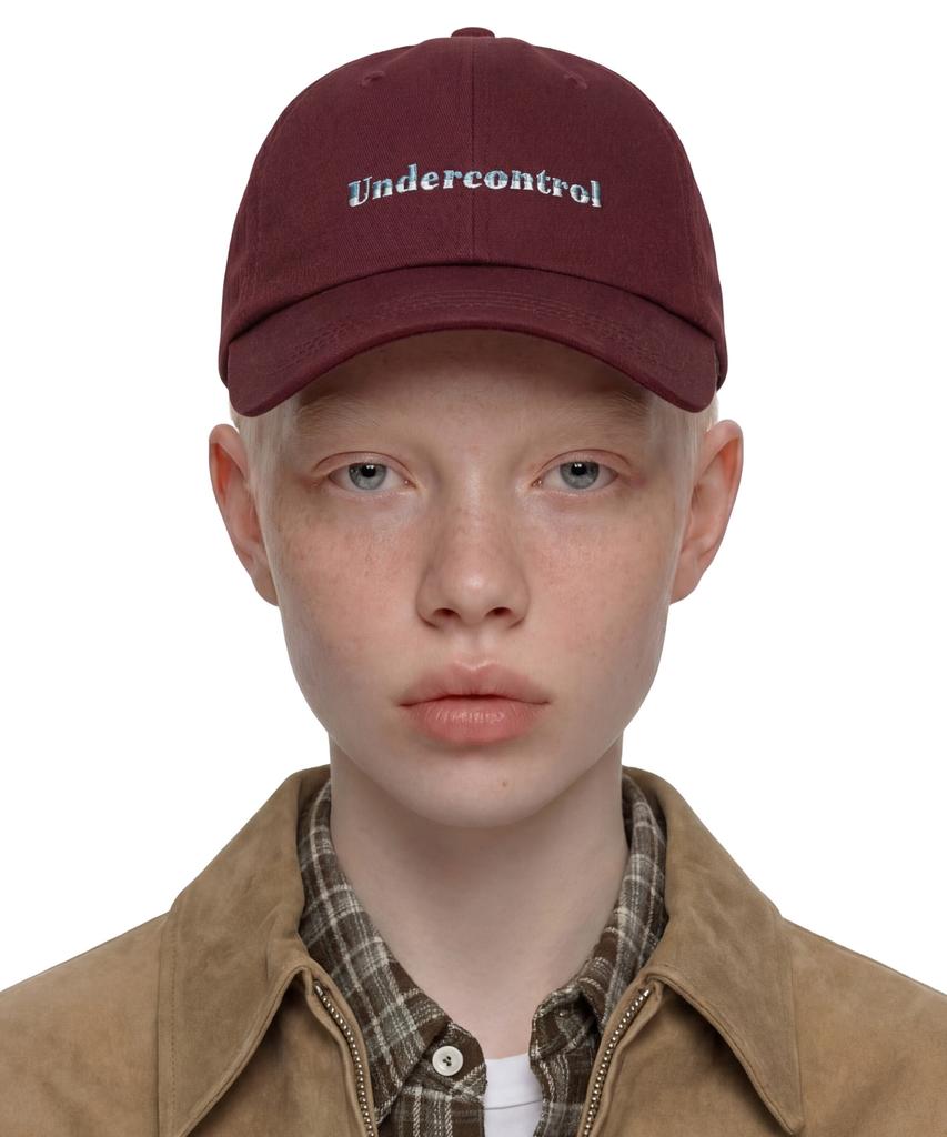 Eondeokeonteulol Cotton Logo Ball Cap Glow / Classic B B / Mid Night Wine