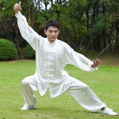 Pánské Dámské Kung Fu Jednotná čínská košile a kalhoty Tai Chi Suit Vintage kostým bojových umění Wushu