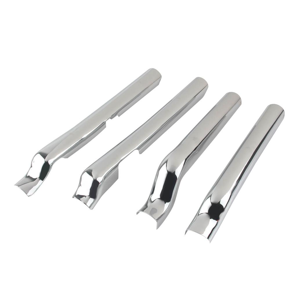 For Harley-Davidson Softail Heritage Classic EFI FLSTCI Custom EFI FXSTC Black Chrome Motorcycle Rear Swingarm Tube Covers