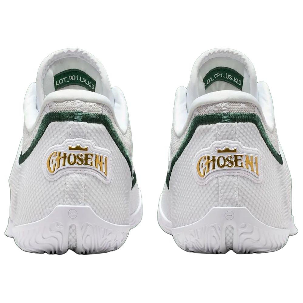 Nike נעלי כדורסל Lebron 23 תמיכה קפיציות אחיזה גברים לבן IB9563-101