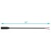 AA58 10Pcs Replacement 3.5mm Female Jack to Bare Wire Open End 2 Pole Mono 1/8 inch 3.5mm Jack Plug Connector Audio Cable