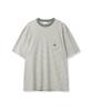 CGP Pinstripe Mini Pocket Short Sleeve T-Shirt - Dark Khaki
