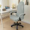 1 Set Jacquard Elastic Gaming Chair Cover Washable Computer Chair Seat Case Soild Color Office Chair Protector Armrest Covers