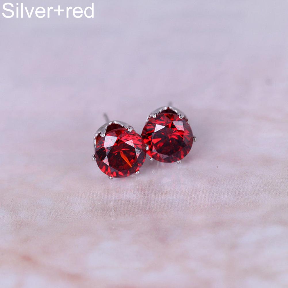 Smart Cubic Zirconia  Ear Stud Earrings Wedding Gift