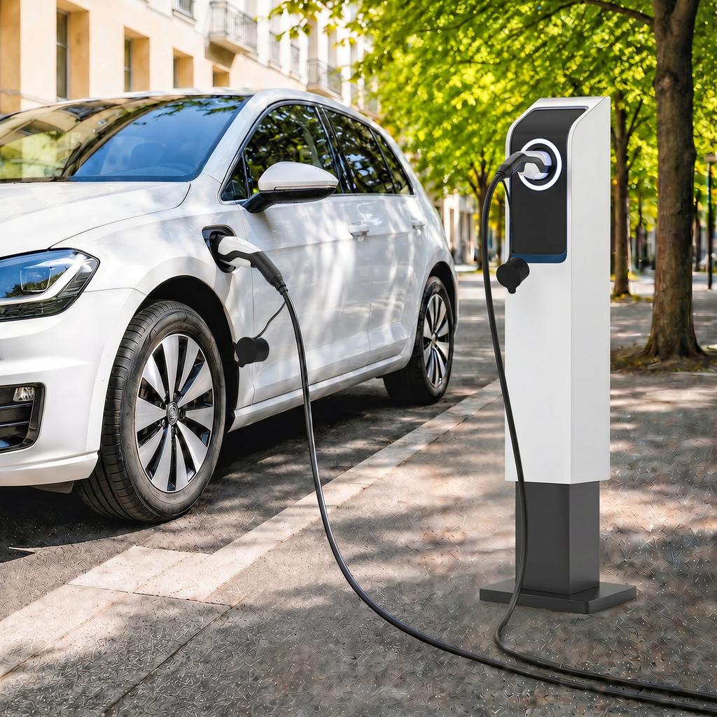 Type 2 Electric Car Charging Cable, 22 kW, Three-Phase, Mode 3