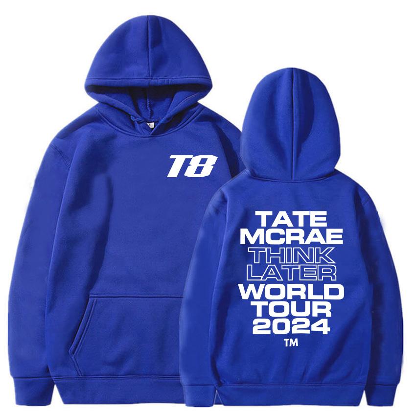 It's Ok I'm Ok Tate McRae Hoodies T8 Think Later World Tour 2024 Sweatshirts Ropa Hombre Sudaderas Long Sleeve Winter Men Hoodie