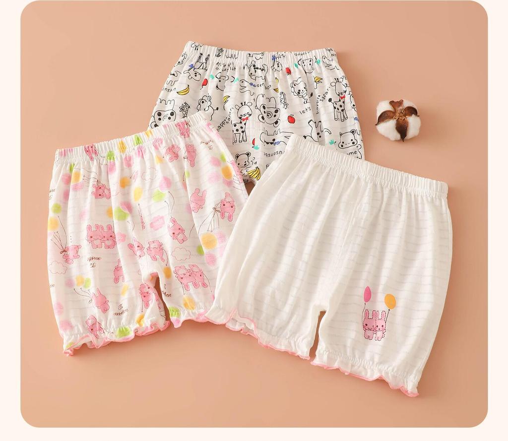 Sommer-Laternen-Shorts-Pyjama für Mädchen - Lockerer Schnitt