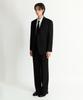 NONBLANK Wool Flannel Semi-Overfit Slacks_Black