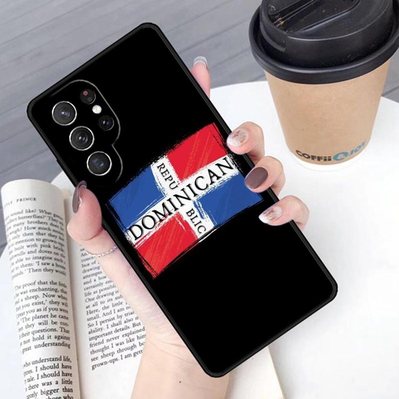 Dominican Republic Flag Phone Case Cover For Samsung Galaxy S24 S25 Ultra S21 S22 Ultra S10E Note 10 Plus Note 20 FE S23