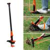 Standing   Pull  Tool, Steel Standing   Pull  Tool with 4 Claws and 39 Inch   Handle, for Gardens, Patios and Lawn