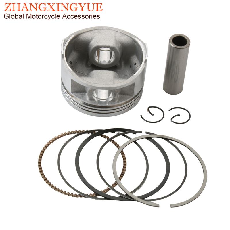 52.4mm 57.4mm 58.5mm 61mm 63mm Piston Kit For Kymco Agility DJ S Heroism Like Movie XL People S Super 8 125cc KUDU 4T
