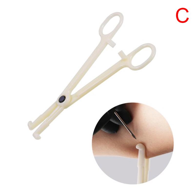 

Profession Acrylic Disposable Body Piercing Plier Ear Lip Piercing Forcep Tool as the picture