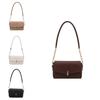 Luxe Minimalist Chain Strap Small Square Purse For Women Available In Black White And Khaki Colors