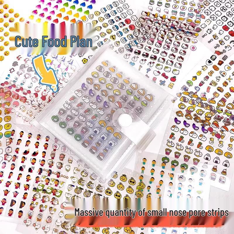 Mini Deco Sticker Book: 4800 Cute Nail Art, Nose Freckle, and Small Pattern Stickers