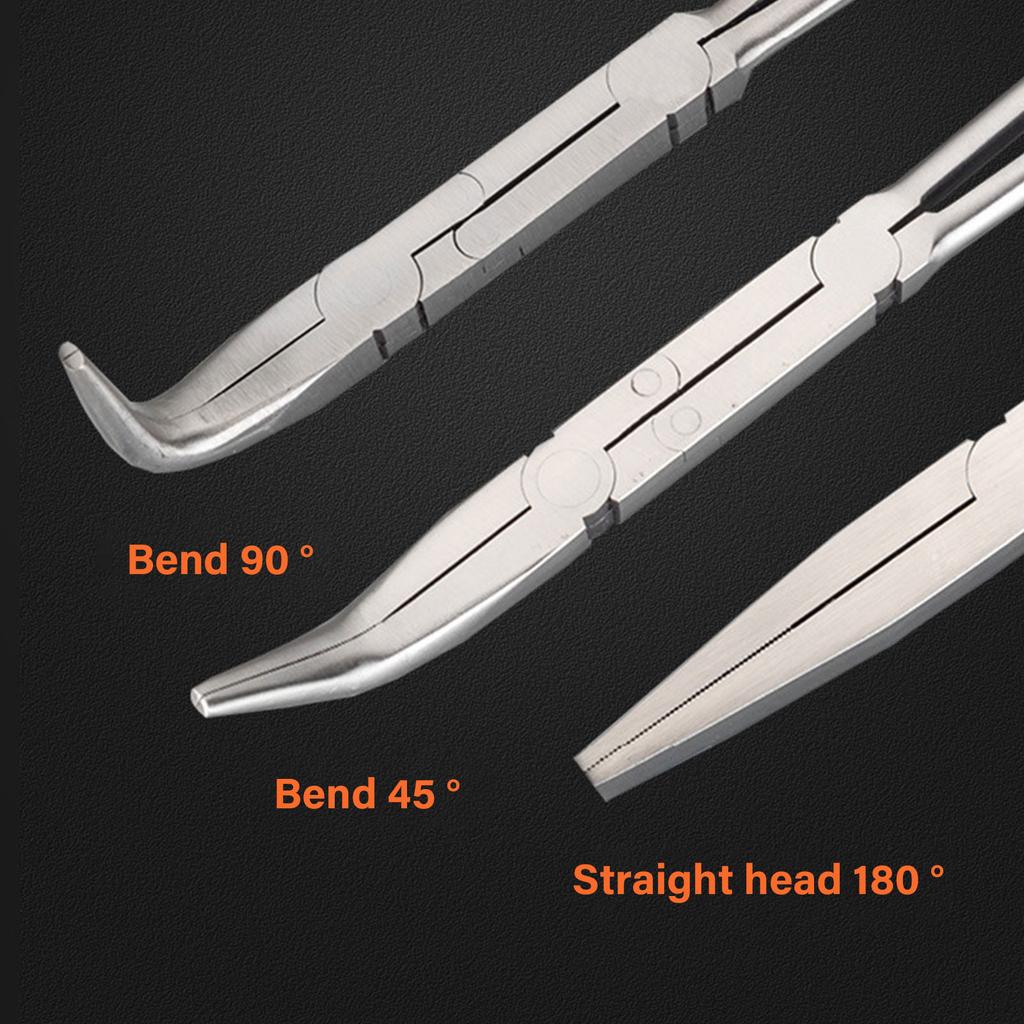 Double Joint Long Handle Plier High Carbon Steel Multifunctional Double Joint Pliers for Home Garage Outdoor Use