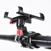 Promend 360° otočný držák na mobilní telefon na kolo Hliníkový nastavitelný držák na kolo Protiskluzový stojánek pro MTB Cyklistický držák