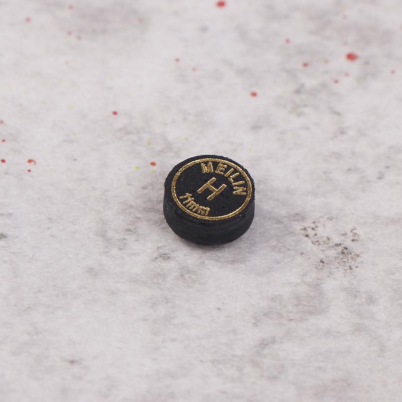 1Pc 11/12Mm Multi-Ply Heads Black Gold Professional Fancy Nine-Ball Cue Head Snooker Billiard Heads Hard Soft Heads