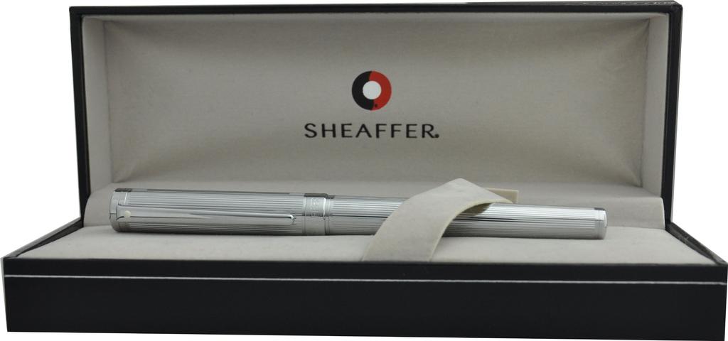 SHEAFFER Intensity Line Chrome Fountain Pen, Medium, ITS9238PN-M