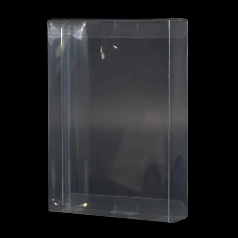 Clear Box Case Sleeve CIB Protector for SNES/N64 Games Cartridge Box