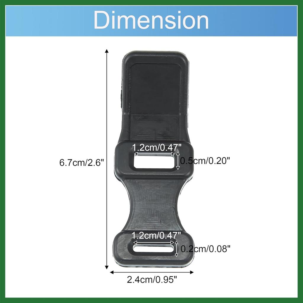 Motoforti 2 Pcs Rear Rack Door Rubber Straps Sub-Carrier Band for Honda ATC200E ATC200ES TRX200 TRX250 TRX300 TRX300FW TRX350 TRX350D 1982-1995