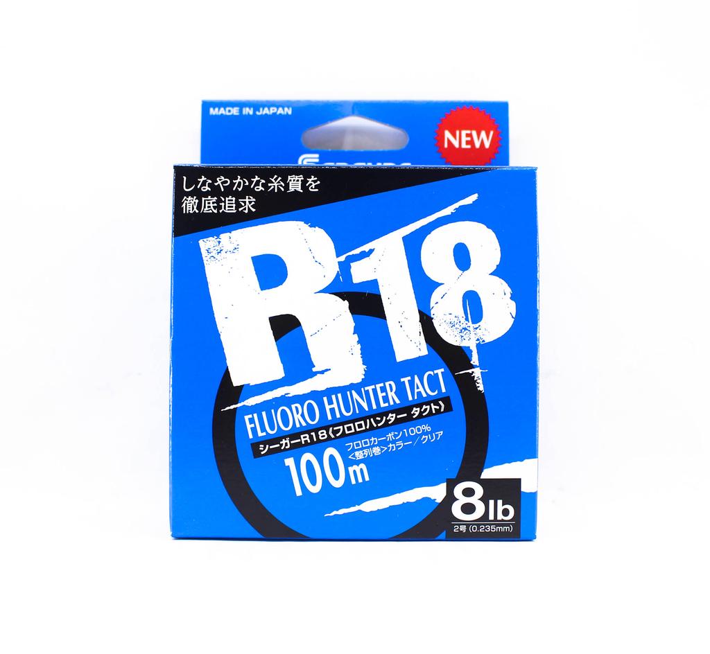 Seaguar Fluorocarbon R18 Fluoro Hunter Schnur 100m 8lb-0.235mm (4025)