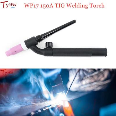 WP17-FV TIG Torch GTAW Gas Tungsten WP17 Argon Air Cooled WP17FV Flexible Neck Gas Valve TIG Welding Torch