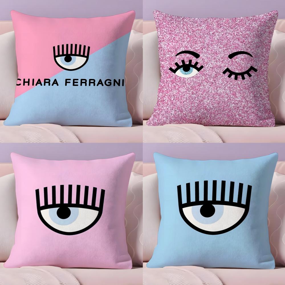 CChiara FFerragni Cushion Cover Soft Plush Throw Pillow Cushion CoverDoubleSided Printed Pillow Case for Sofa Home Decor