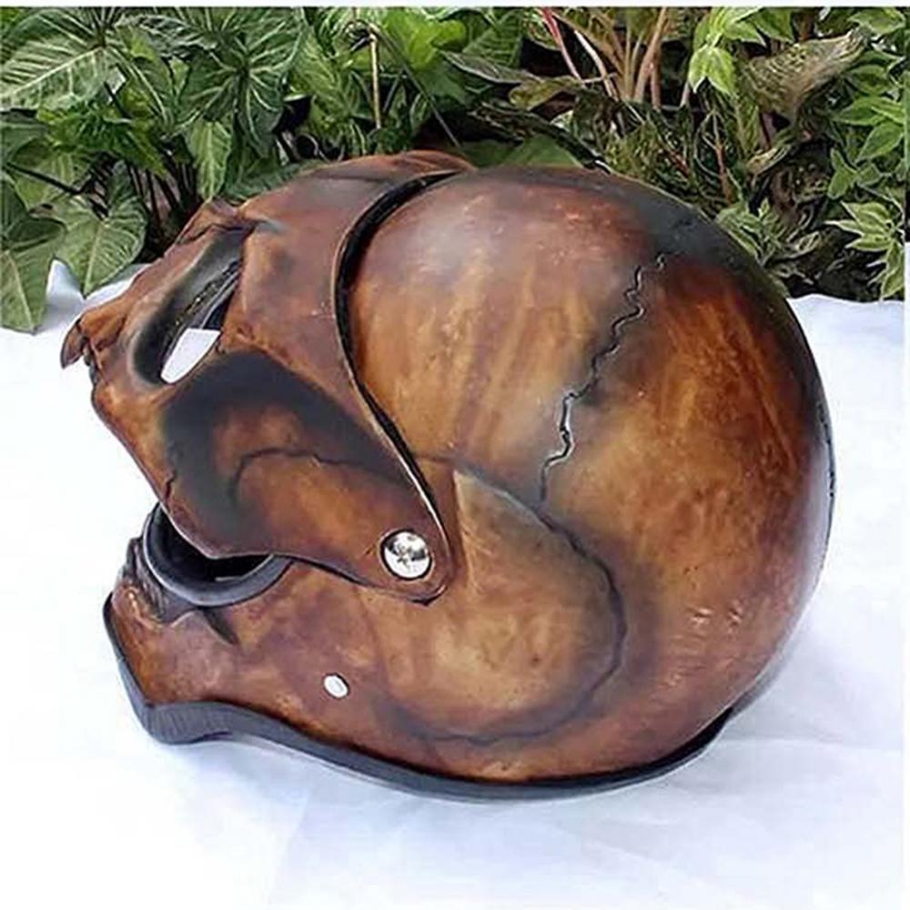 Capa de Capacete de Moto Esqueleto, Máscara de Caveira Horror Cool, Decoração de Máscara de Capacete de Caveira