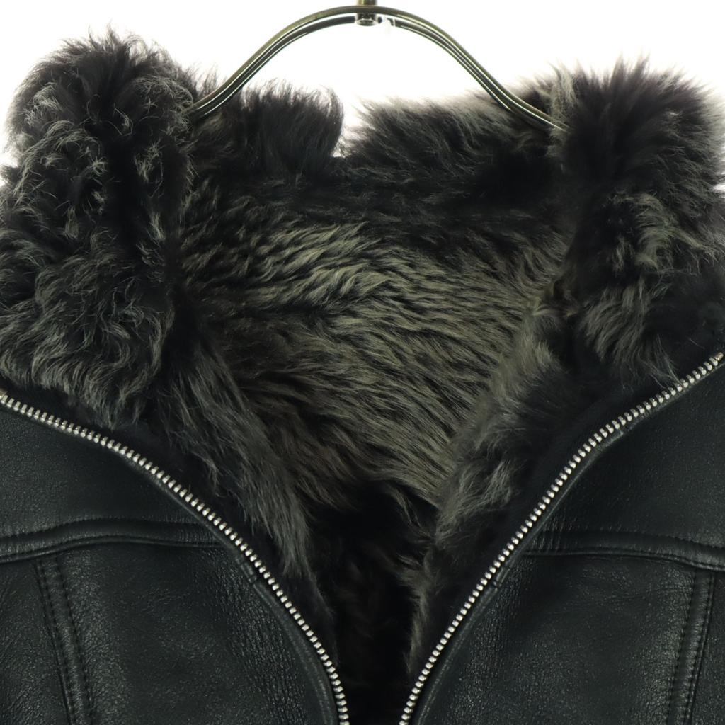 LAUTREAMONT Made in Japan with fur lining Long sleeve Mouton Single riders jacket Women Used