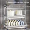 Yunshuang Multifunctional 3-Tier Countertop Kitchen Storage Rack