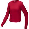 Training Series Solid Color Sports Slim Fit Knitted Top Women Tops Euonymus-Red 962517402-1