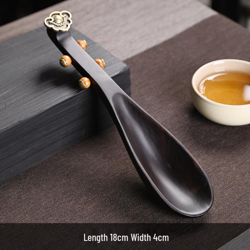 Ebony Wood Tea Scoop for Gongfu Tea Ceremony