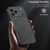 Luxury Sheepskin Leather Phone Case For iPhone 17 16 15 14 13 12 Pro Max 16 Plus 17Pro Air Shockproof Matte Soft Bumper Cover