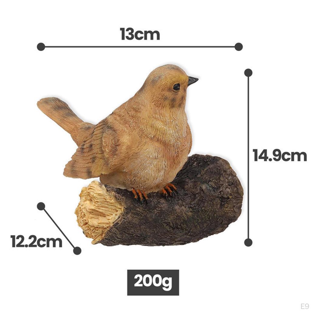 Figure Artificial Birds Garden Figurine Small Ration Animal Toys for